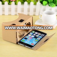 V2.0 Google cardboard 3D glasses VR virtual reality cardboard kit 2015 with headband fit for 3.5--6inch screen